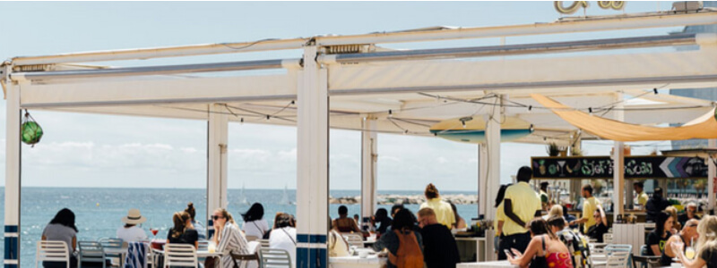 cenar con vistas al mar barcelona