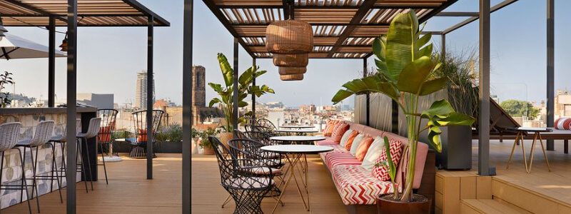 La hermosa terraza de vivi barcelona